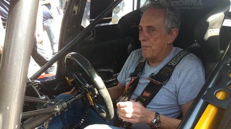 Traverso volvió a subirse a un auto de carrera