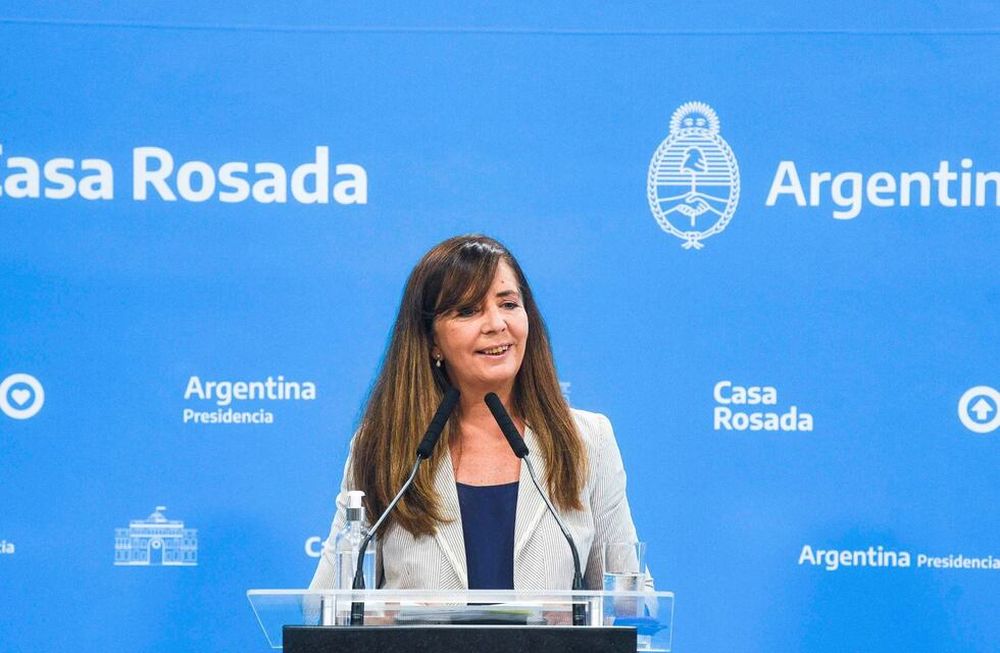 La portavoz del Gobierno aseguró que puede haber un candidato de unidad en el Frente de Todos, pero no significa que deba representar a un solo sector. Foto Clarín.