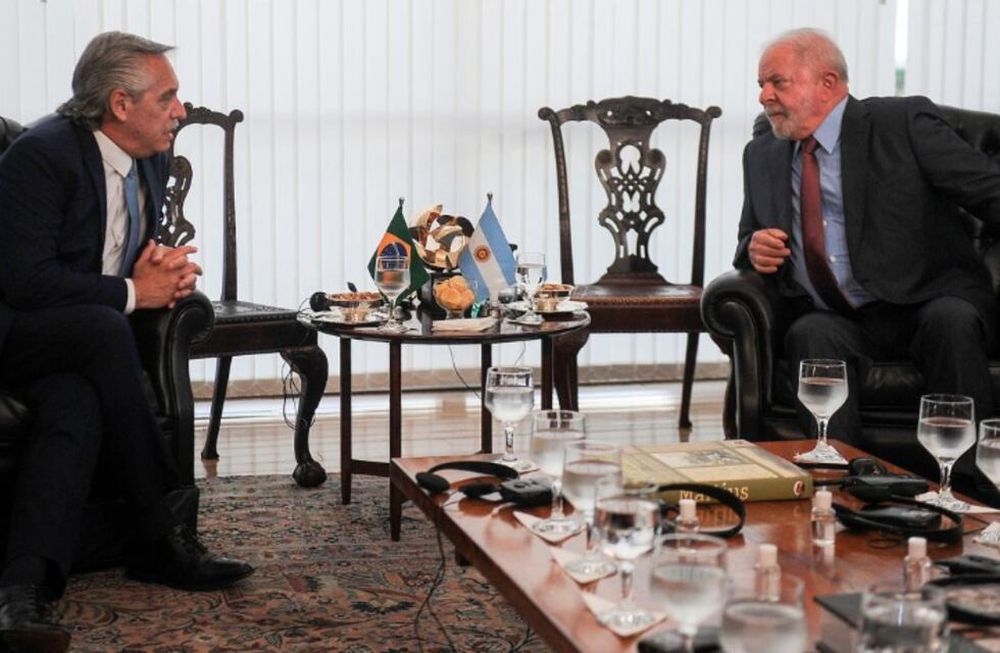 Alberto Fernández y Lula da Silva Foto: Télam/Cris Sille