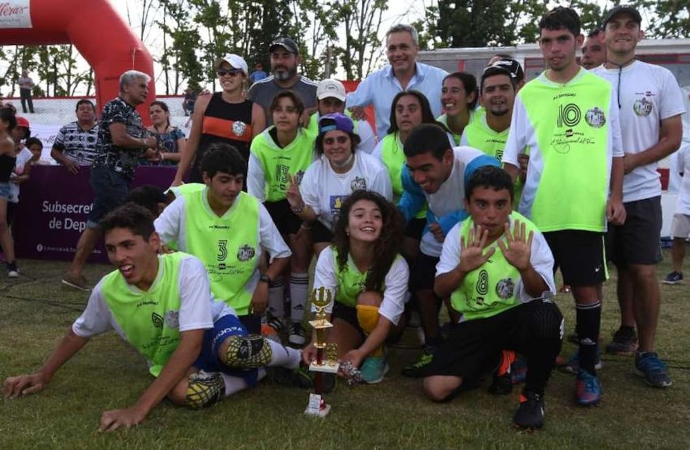 Liga Mendocina de Fútbol 5 adaptado. /Archivo- Los Andes