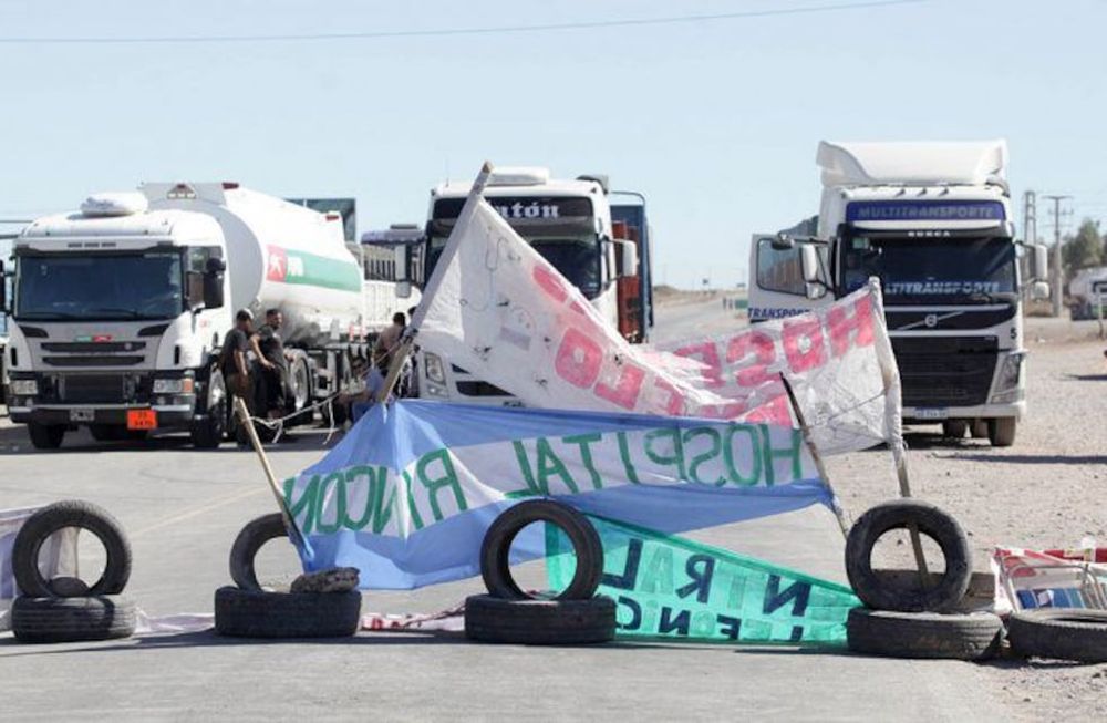 La medida de fuerza que se está realizando hace una semana representa una perdida de US$10 millones cada 24 horas. Foto: Gentileza.