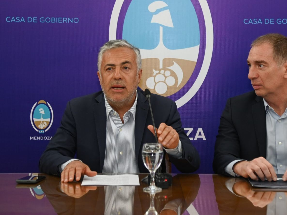El gobernador Alfredo Cornejo volverá a reunirse en Mendoza con el ministro del Interior Diego Santilli este jueves.