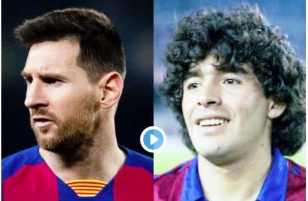 El video inédito del Barcelona: Dos argentinos, dos genios y fútbol de otra galaxia