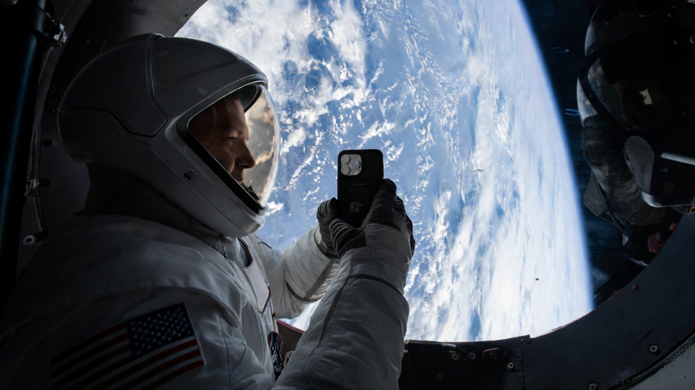 Los astronautas de la misión Artemis 2 tomaron fotos con el modelo iPhone 17 Pro Max.