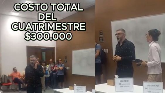 El video no es oficial de la facultad, ni salió de nuestras redes, declararon voceros de la casa de estudio. Foto: Captura video