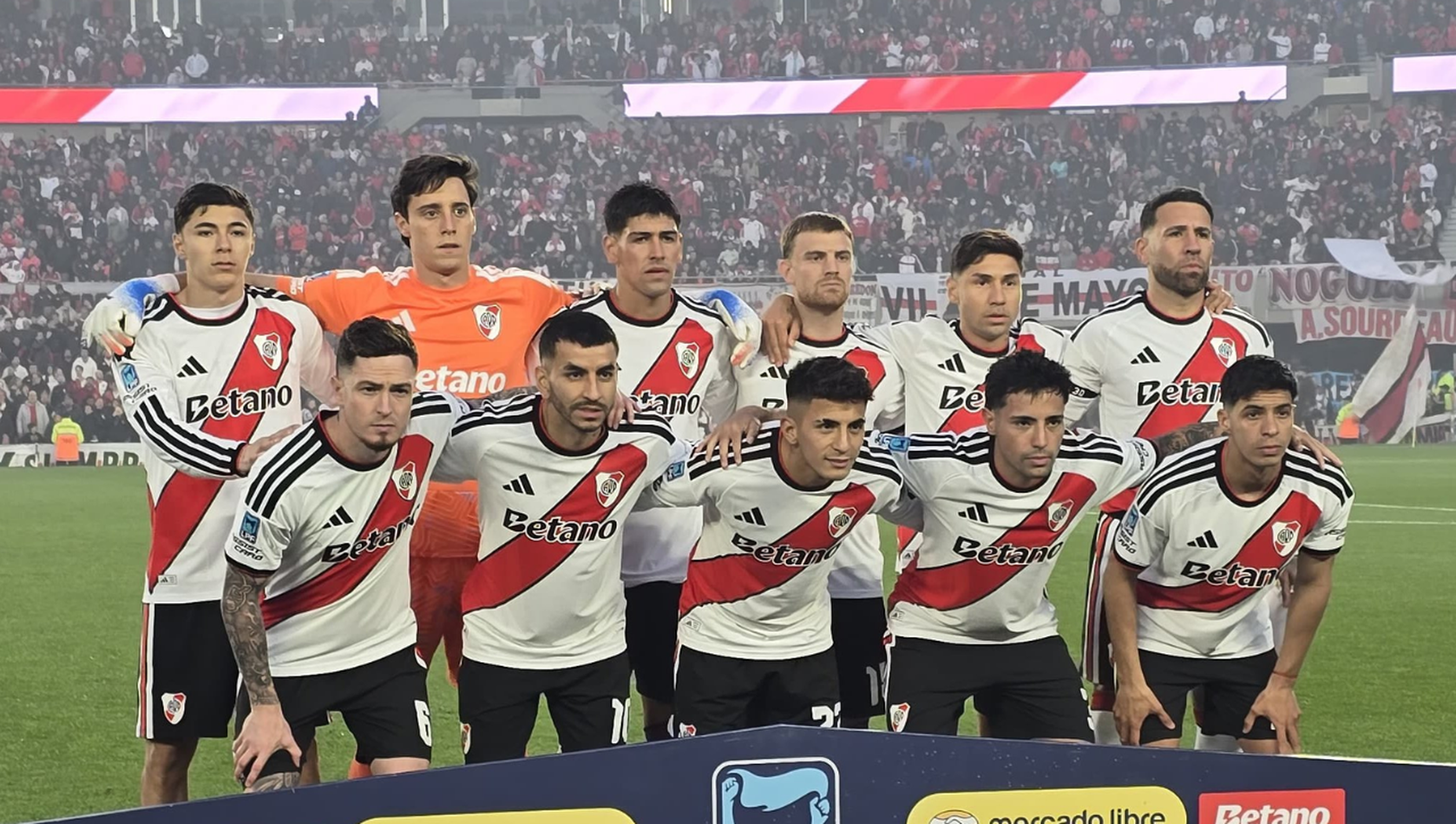 River Plate ante Racing Club, por la Liga Profesional.