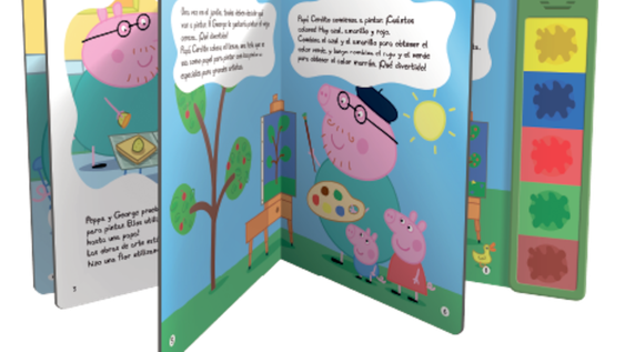 Tienda Los Andes presenta los libros con sonido de Peppa Pig ¡diversión sin límites!
