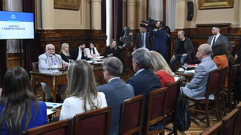 Los Andes | Reunión de la Comisión de Justicia y Asuntos Penales. Foto: Comunicación Senado
