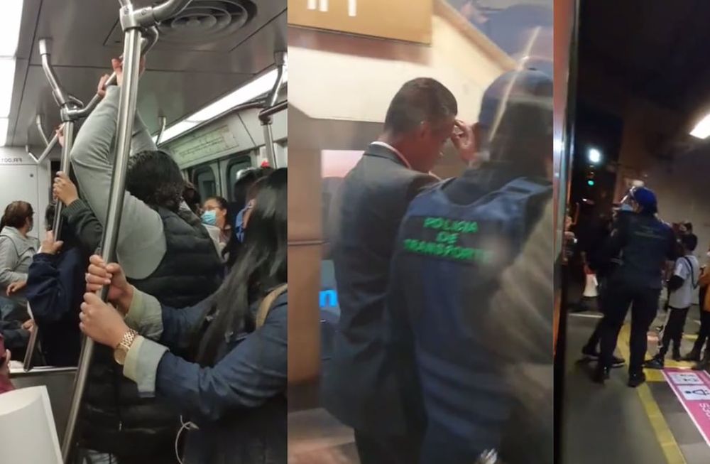 “Sí, venías tú con la chica teniendo relaciones sexuales, se escucha todo... Ahorita te vamos a reportar con la policía. Foto: captura @lecatder / TikTok