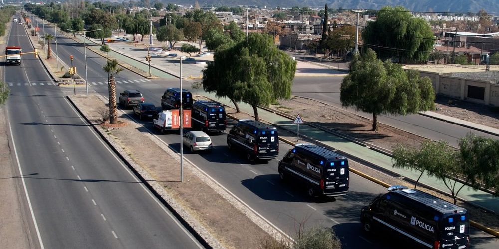 El operativo realizado por personal policial. Gentileza Ministerio de Seguridad.&nbsp;