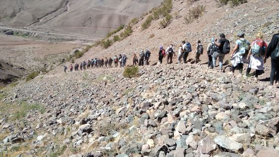 Penitentes, senderismo.