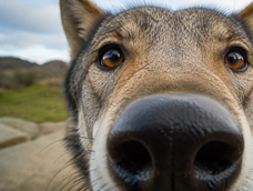 un perro callejero y un lobo salvaje tienen cachorros: los espectadores no estaban preparados para el resultado