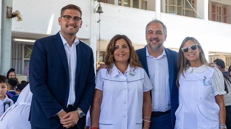 Stevanato participó en Maipú del comienzo del ciclo lectivo 2026