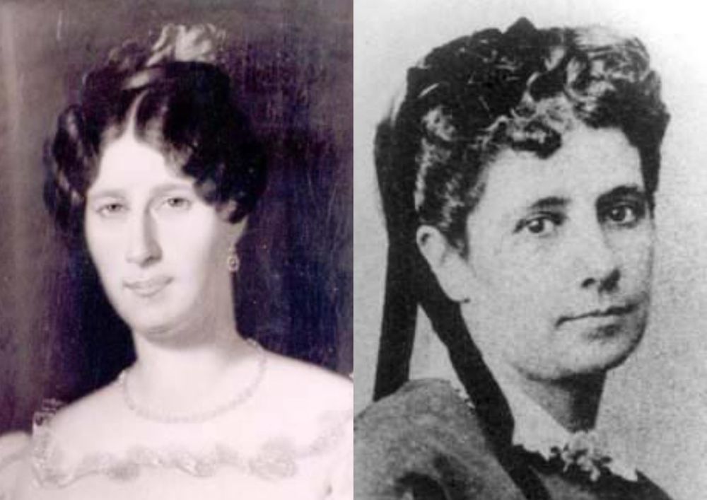María Jesús del Canto y Aurelia Vélez. las mujeres que amó Domingo Faustino Sarmiento. Foto: Gentileza