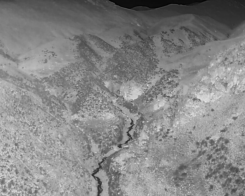Imágenes de los drones durante la búsqueda en el Cerro el Plata