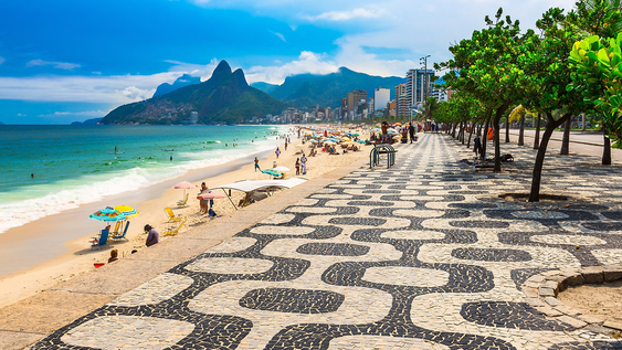 Copacabana en Río de Janeiro