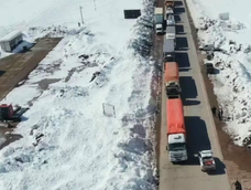 paso cristo redentor: ingresaron desde chile 1.580 camiones y manana habilitan para todo tipo de vehiculos