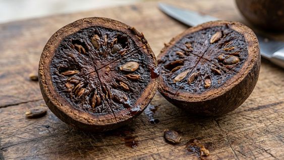 un nuevo rival del cacao: esta fruta de piel oscura y pulpa negra sorprende por su sabor que recuerda al chocolate negro