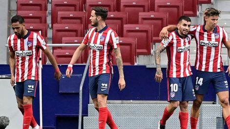 Ángel Correa, figura indiscutida en el  triunfo del Atlético Madrid. / Gentileza.