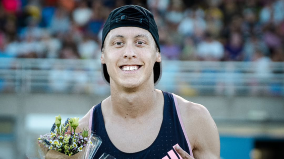 Elián Larregina rompió un récord en el atletismo
