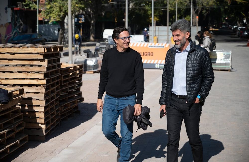 Avanza la construcción del boulevard Strassera en avenida Mitre de Ciudad