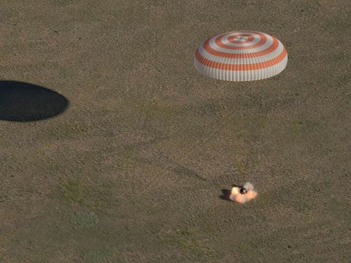 La pelota de la inauguración del Mundial llegó tras dos meses en el espacio