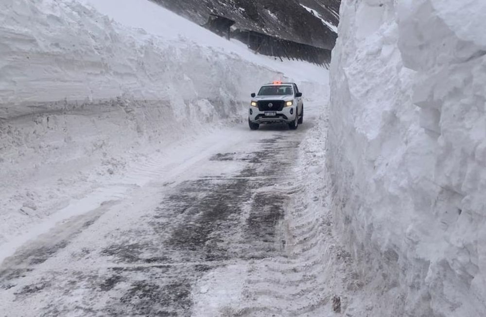 Gran cantidad de nieve acumulada en Alta Montaña durante esta última semana.