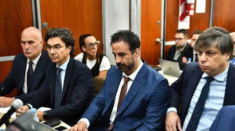 El neurocirujano Leopoldo Luque en el juicio por la muerte de Maradona. (archivo)