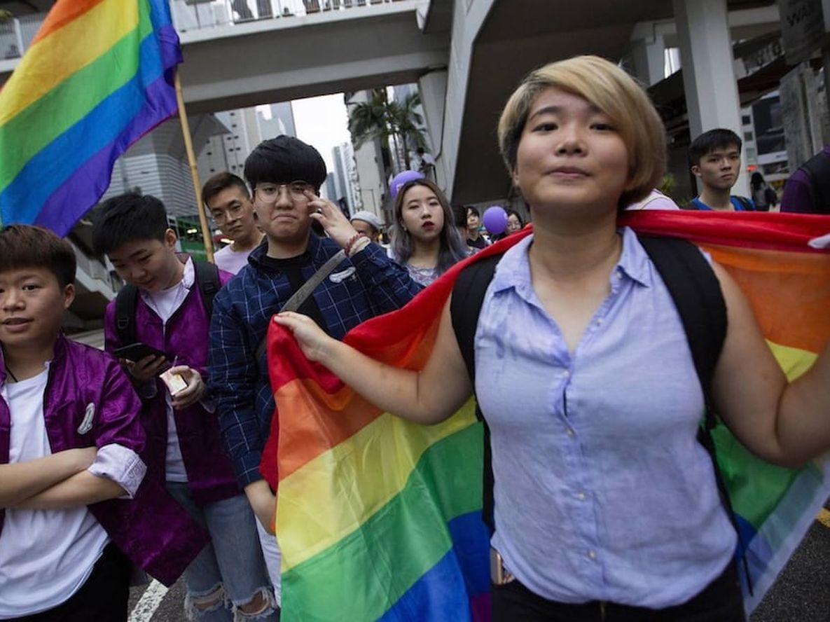 China busca que imágenes como esta, que es la Marcha del Orgullo Gay 2018 en Hong Kong, no vuelvan a repetirse en el país.