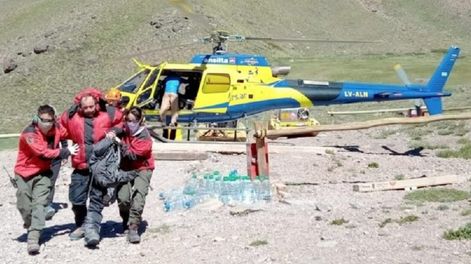 Rescataron un andinista francés en el Aconcagua - Gentileza
