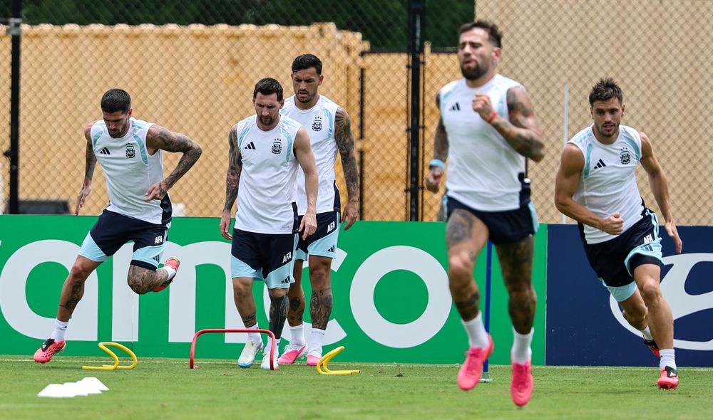 Entrenamiento de la Selecci&oacute;n Argentina&nbsp;