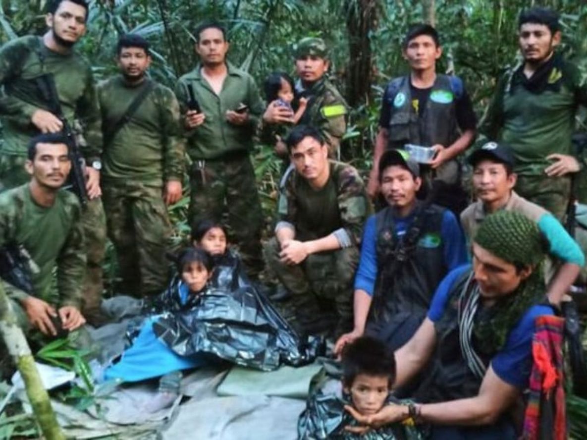 El mundo celebró la aparición con vida de los niños colombianos. Foto: Twitter / @nytimes