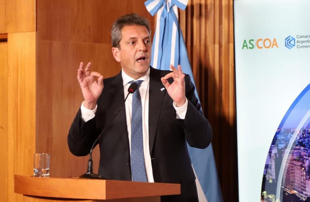 Sergio Massa disertó en el Consejo de las Américas. Foto: Prensa Ministerio de Economía