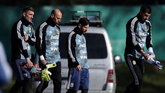 Franco Armani tuvo su primer día con la Selección