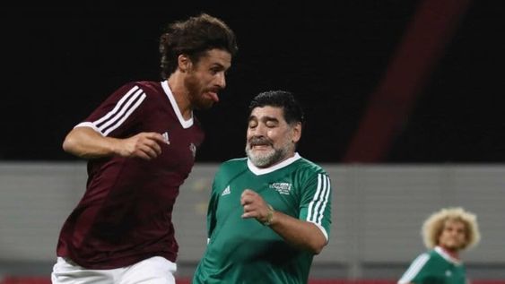 Pablito Aimar reconoció su admiración por Diego Maradona. / Gentileza.