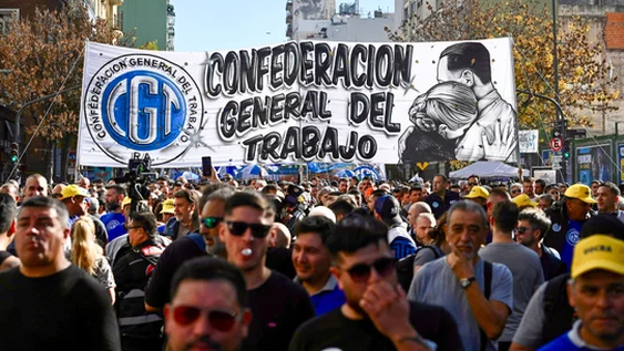La CGT marchó por el Día del Trabajador.