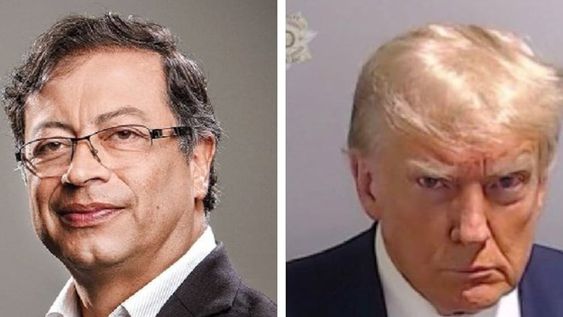 Gustavo Petro versus Donald Trump.