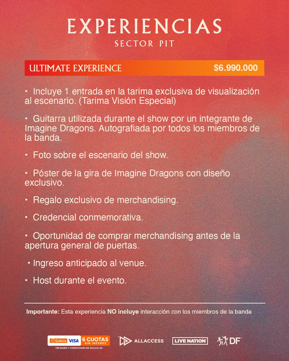 Polémico pase VIP de Imagine Dragons en Argentina: qué incluye la ...