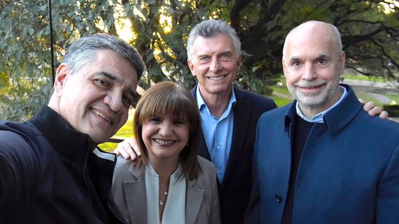 Horacio Rodríguez Larreta y Patricia Bullrich se mostraron juntos para respaldar a Jorge Macri, primo de Mauricio y precandidato en CABA