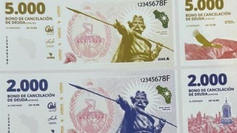 Así son los bonos Chacho, con los que el gobernador de La Rioja le pagará parte del salario a los empleados públicos.