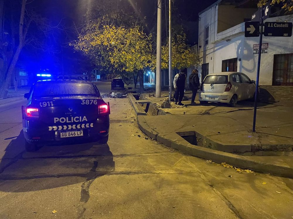El accidente fue esta mañana en Chile y Castelli.&nbsp; Gentileza ministerio de Seguridad y Justicia.&nbsp;