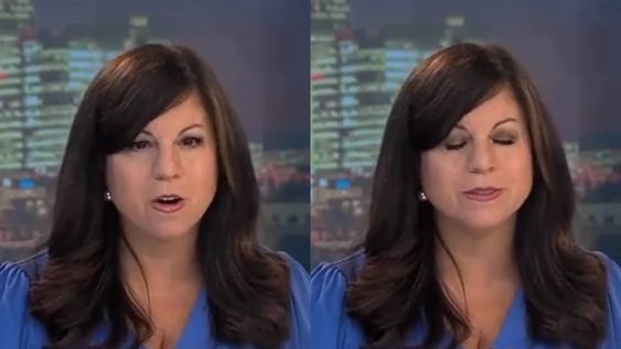 Julie Chin, repentinamente se encontró incapaz de pronunciar las palabras que estaba leyendo en su teleprompter mientras estaba en el aire. Foto: Web