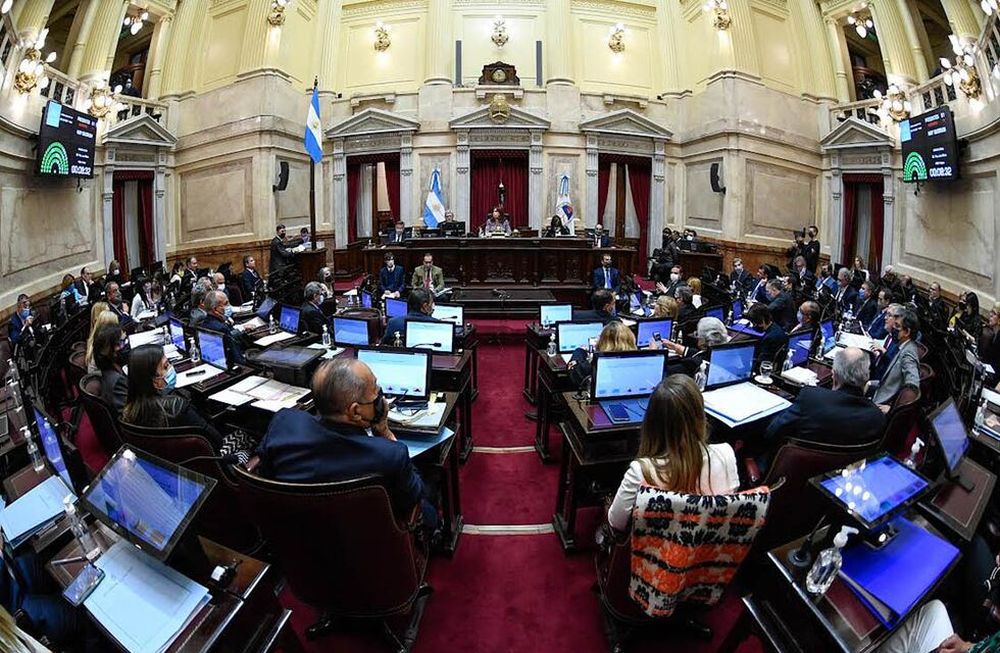 Sesión Senado de la Nación (Archivo)