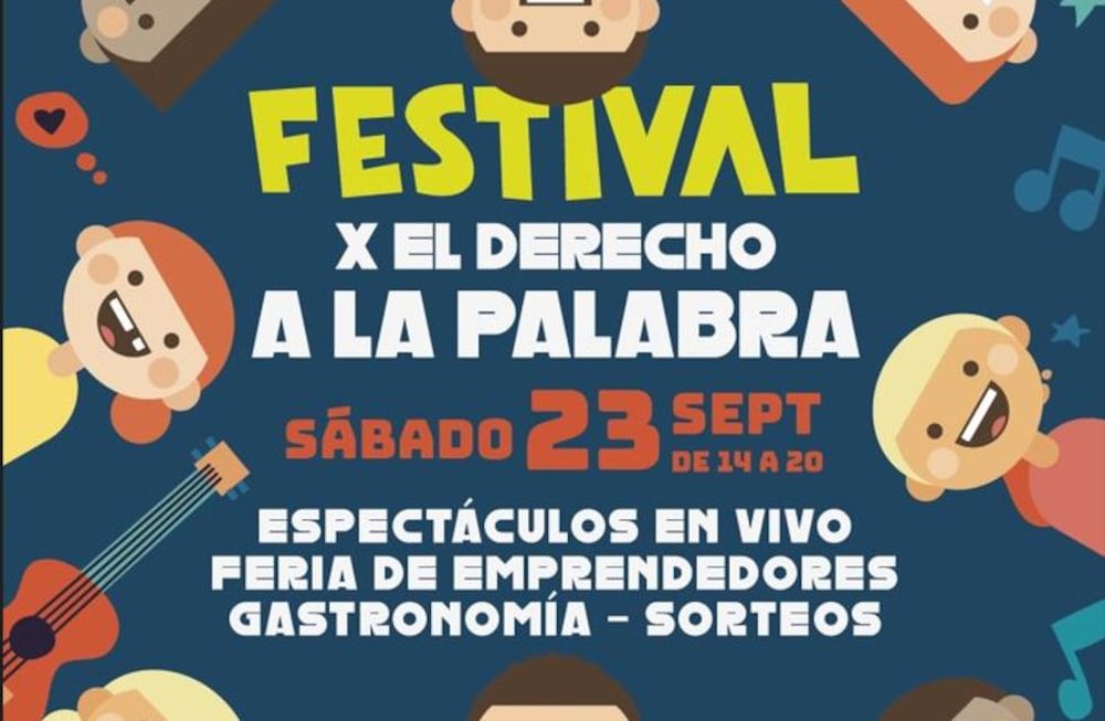 Llega a Godoy Cruz el Festival x el Derecho a la Palabra
