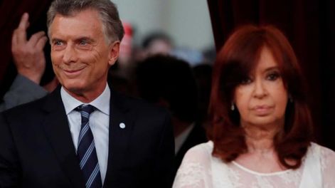 Mauricio Macri y Cristina Fernández de Kirchner (Archivo)