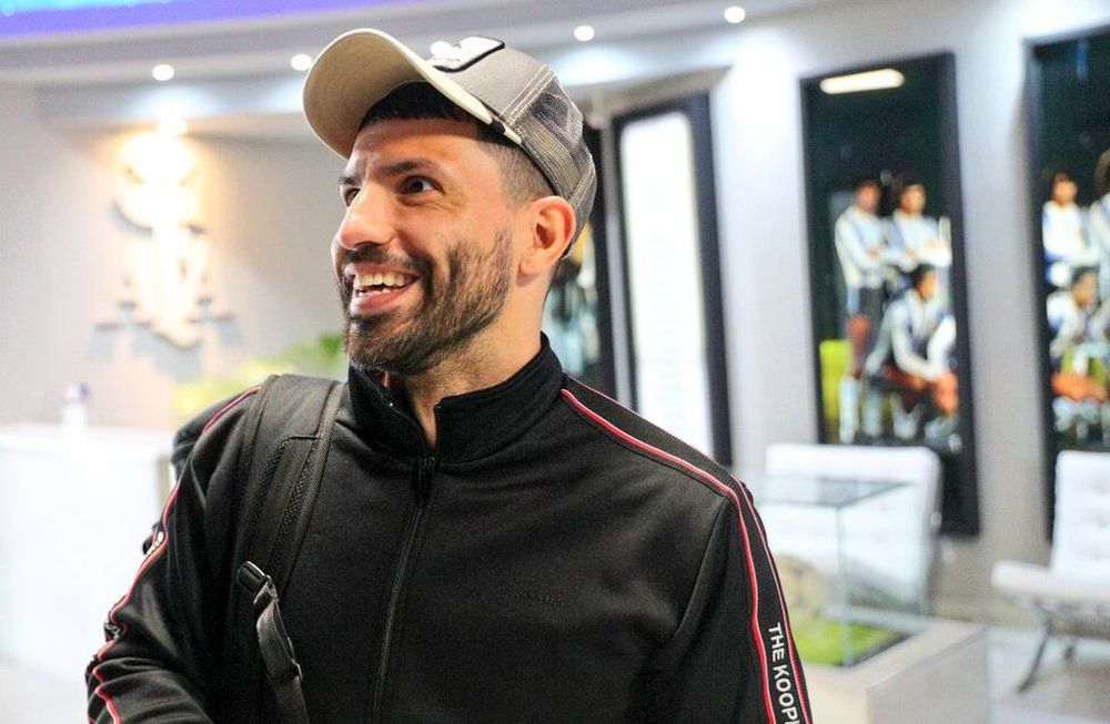 El Kun Agüero, parte del seleccionado argentino rumbo a la Copa América. / gentileza
