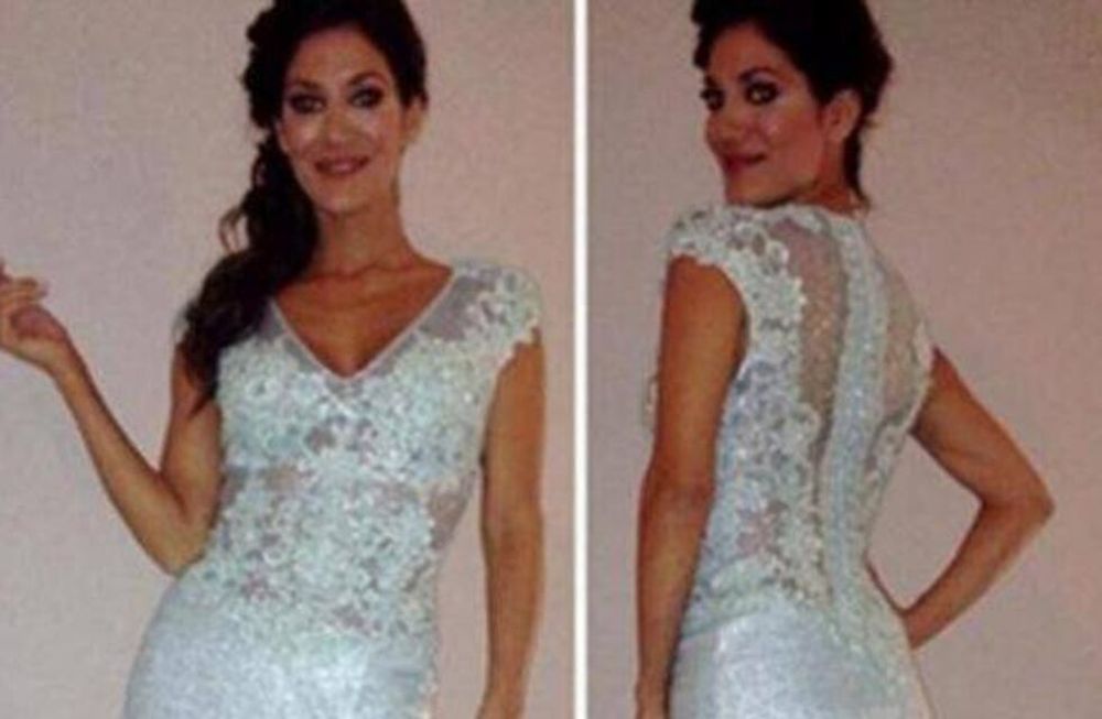 Silvina Escudero y el polémico vestido que usó para la boda de Jésica Cirio