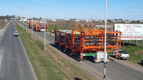 Hoy llegarán a Mendoza equipos de grandes dimensiones para la destilería de YPF, provenientes de Buenos Aires. Habrá un operativo de tránsito en varias calles y rutas.
