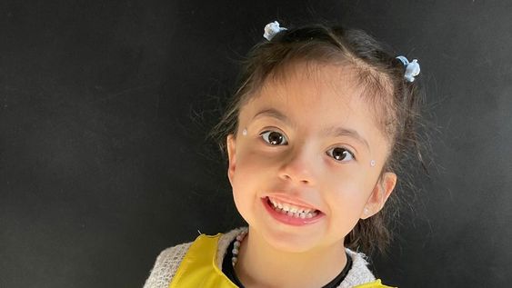 Martina tiene 6 años, el año que viene va empezar primer grado en una escuela de Malargüe, y tiene síndrome Vacter. Foto: Gentileza