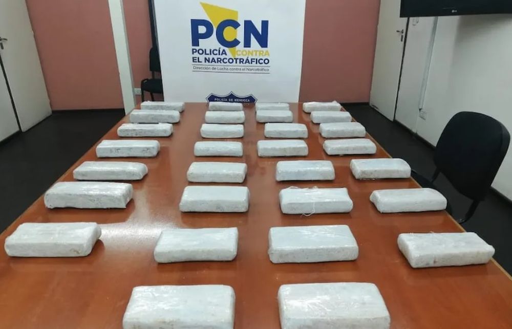 La droga decomisada no fue presentada en la conferencia de prensa que brindaron las autoridades. Foto Archivo Los Andes.&nbsp;
